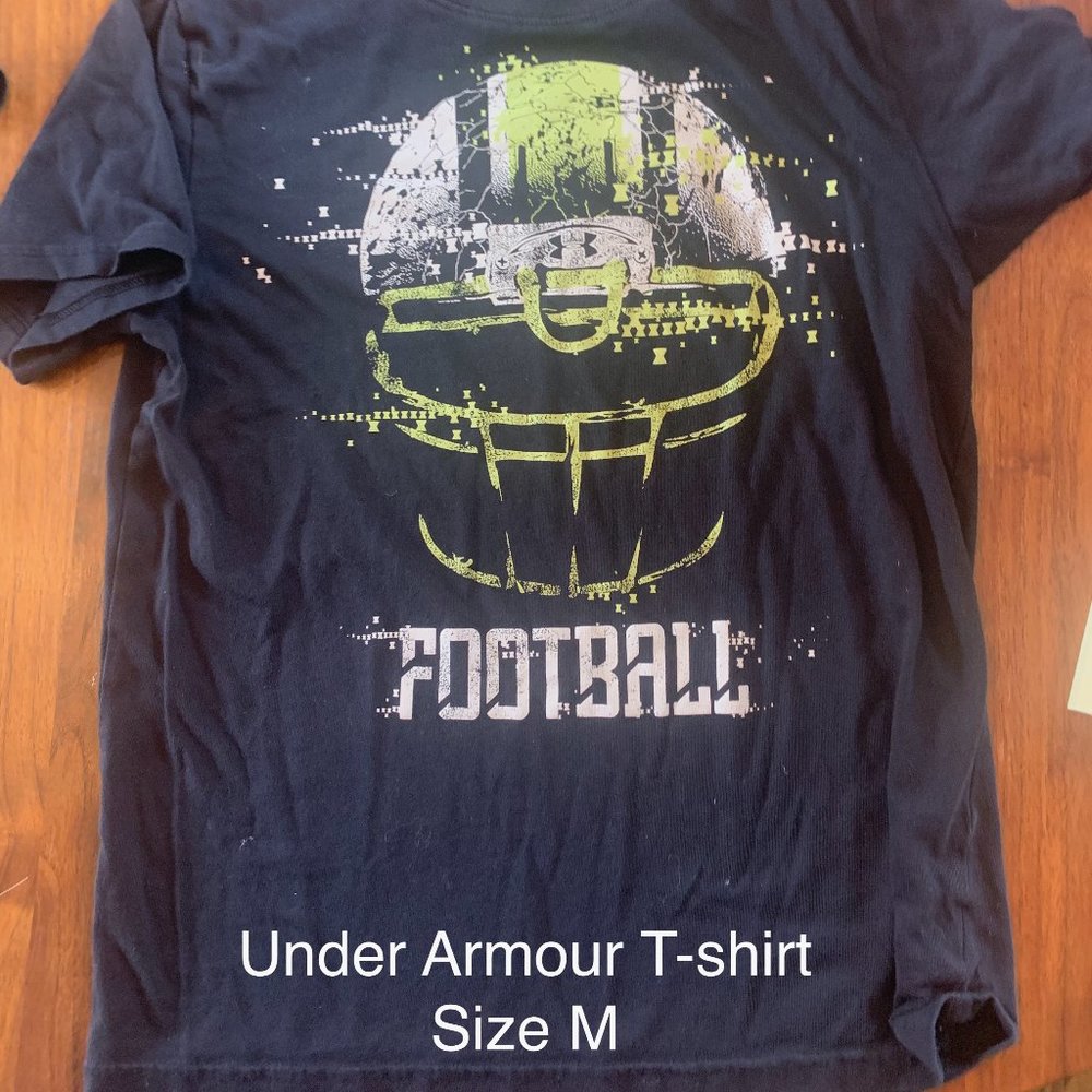Black Football UA T-shirt